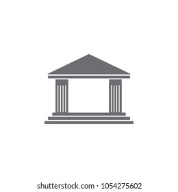 Historical building icon. Simple element illustration. Historical building symbol design template. Can be used for web and mobile on white background