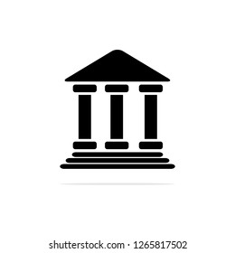 historical building Icon. Vector concept illustration for design.