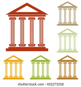 Historical building illustration