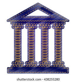 Historical building illustration