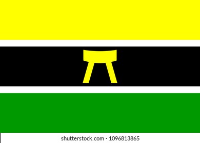 Historical Flag Of Ashanti Empire