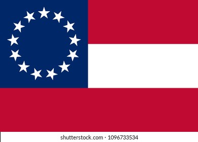 Historical Flag Of Confederate States Of America