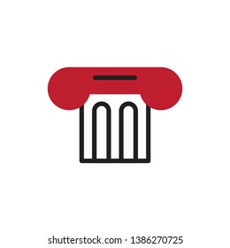 historical icon vector modern design