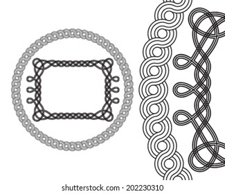 Historical ornament set #1 - Byzantine, Celtic, Scandinavian
