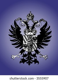 Historical shield - can be used how background or wallpaper(vector, illustration)
