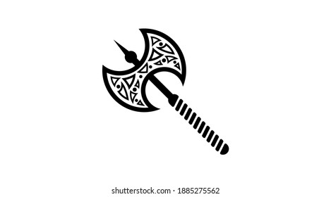 historical vector ax  old ax vector icon 