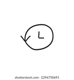 Icono de vector histórico, logotipo, icono aislado en blanco, ilustración simbólica dibujada a mano