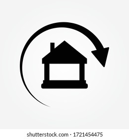 history  access home icon vector