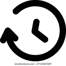 Icono de máquina de tiempo de copia de seguridad de historial
