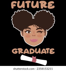 History black college girl women melanin t-shirt design
