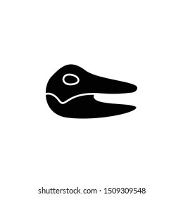 History, bone, dinosaur icon. Simple glyph, flat vector of history icons for ui and ux, website or mobile application