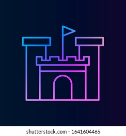 History, castle nolan style icon. Simple thin line, outline vector of historyicons for ui and ux, website or mobile application