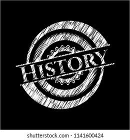 History chalk emblem