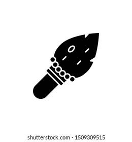 History, dagger icon. Simple glyph, flat vector of history icons for ui and ux, website or mobile application