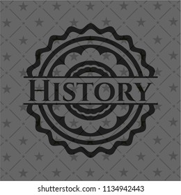 History dark emblem