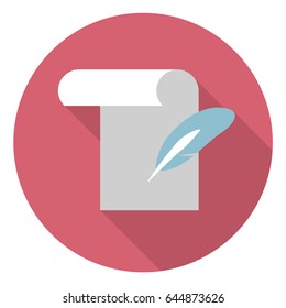 history flat icon