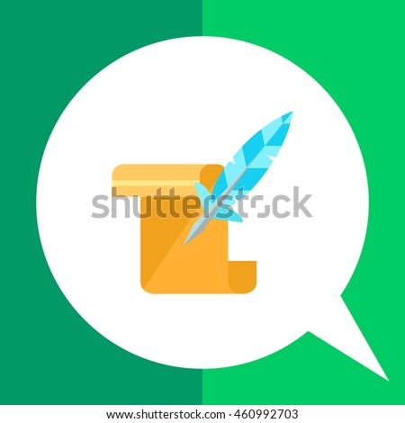 History flat icon
