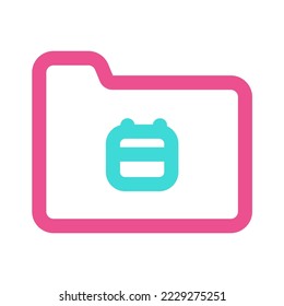 History Folder Icon Two Tone