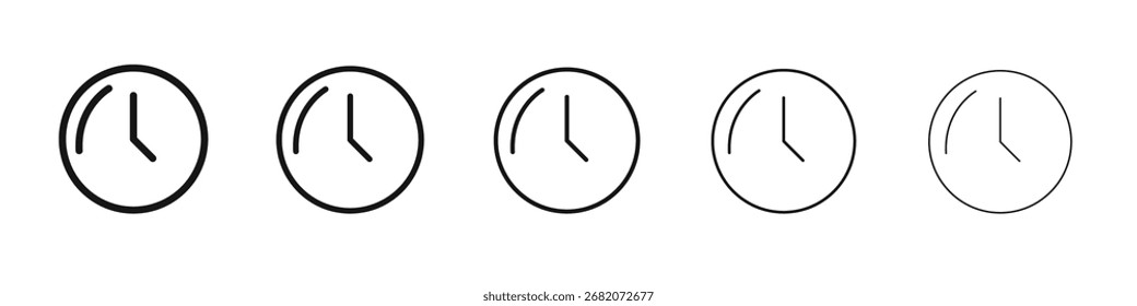 Ícone de histórico - sinal de vetor preto- e- branco