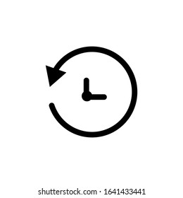 History icon. Design template vector