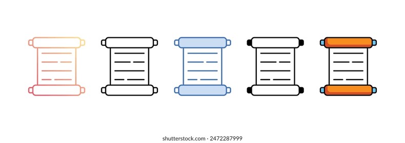 History icon design with white background stock illustration