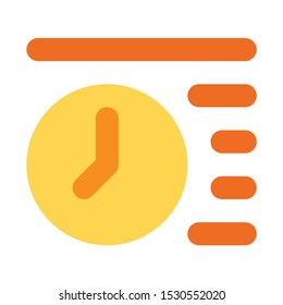 History icon in flat style