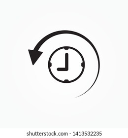History Icon. history line icon, outline and solid vector logo, linear pictogram isolated on white, pixel perfect illustration 