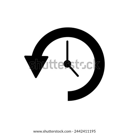 History icon. History line icon simple flat trendy style illustration on white background..eps