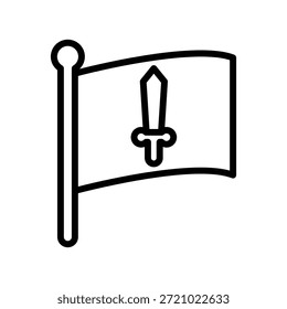 ícone Histórico, gráficos de Vetor de Linha