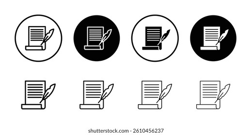 History icon logo set vector