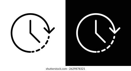 Icono de historia para móvil y Web. Gráficos de Vector