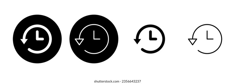 Symbol Geschichte gesetzt. jüngste Ereignisgeschichte