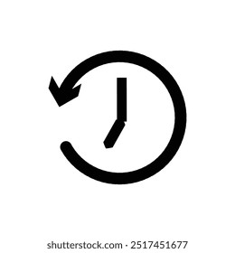 History icon set. recent event history symbollogo.