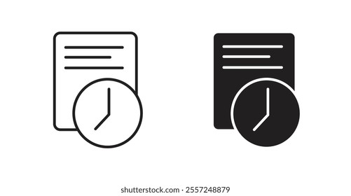 History Icon set. vector illustration set