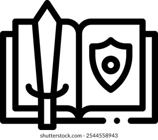 history icon. Thin Linear Style Design Isolated On White Background