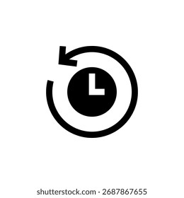 History Icon for Time and Activity Record