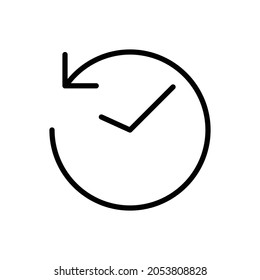 history icon, timer icon vector illustration