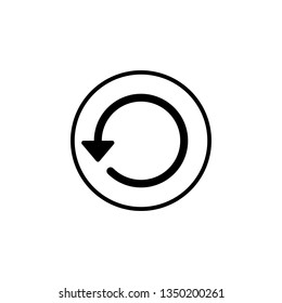 History icon vector. History line icon