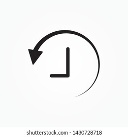 History icon. History vector icon. History line icon