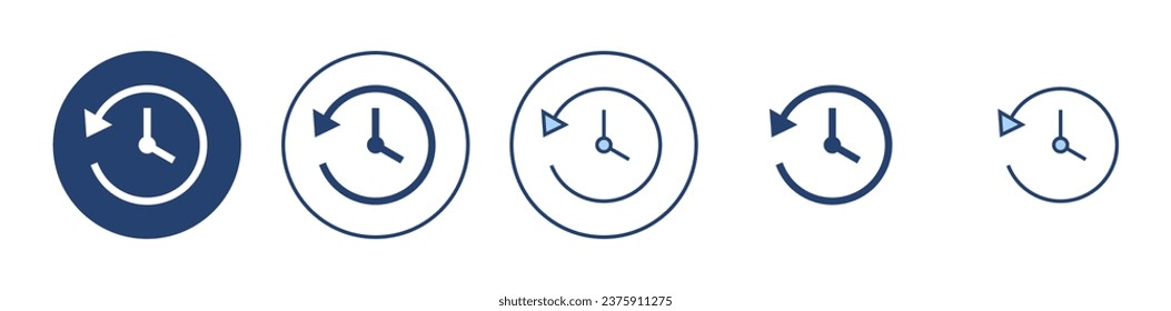 Geschichtssymbol, Vektorgrafik. aktuelles Ereignisschild und -symbol