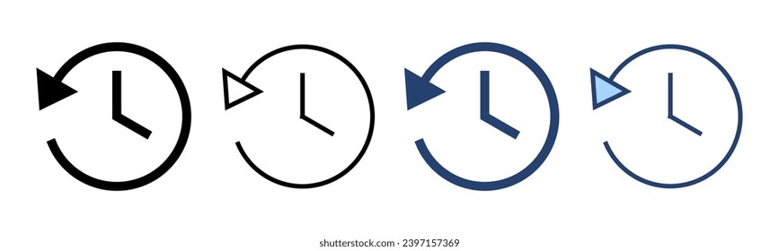 Geschichtssymbol, Vektorgrafik. aktuelles Ereignisschild und -symbol