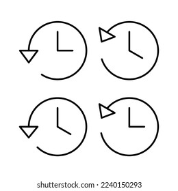 Geschichtssymbol-Vektorgrafik für Web- und Mobile-App. aktuelles Ereignisschild und -symbol