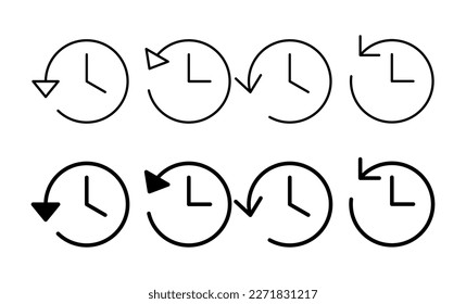 Geschichtssymbol-Vektorgrafik für Web- und Mobile-App. aktuelles Ereignisschild und -symbol