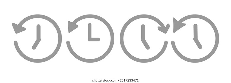 Vector de icono de historia para el Web y el App móvil.