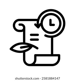 history line icon illustration vector graphic. Simple element illustration vector graphic, suitable for app, websites, and presentations isolated on white background