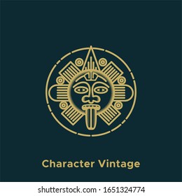 history logo , logo vintage , logo character , clean and neat