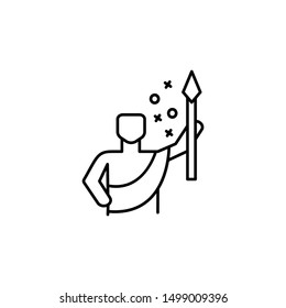 History man old icon. Element of history icon
