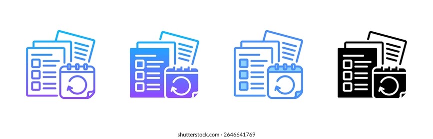 History Multi Style Icon Set