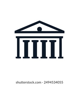 History Museum Logo Vektorillustration Vorlage Design