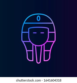 History, pharaoh nolan style icon. Simple thin line, outline vector of historyicons for ui and ux, website or mobile application